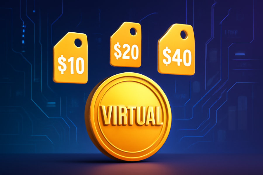 هدف‌گذاری قیمتی برای توکن VIRTUAL و آزادسازی تدریجی توکن‌ها از طریق قراردادهای هوشمند