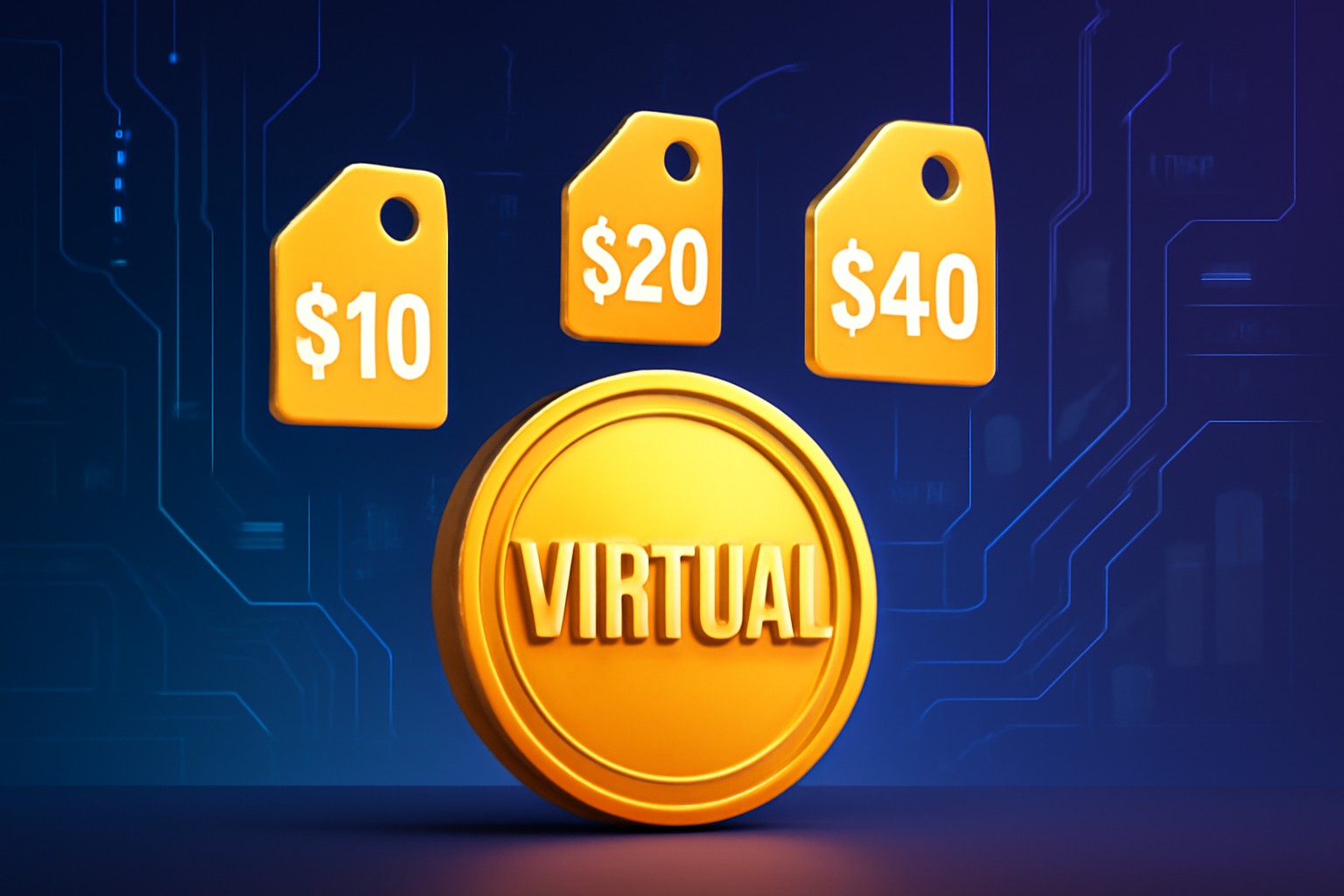 هدف‌گذاری قیمتی برای توکن VIRTUAL و آزادسازی تدریجی توکن‌ها از طریق قراردادهای هوشمند