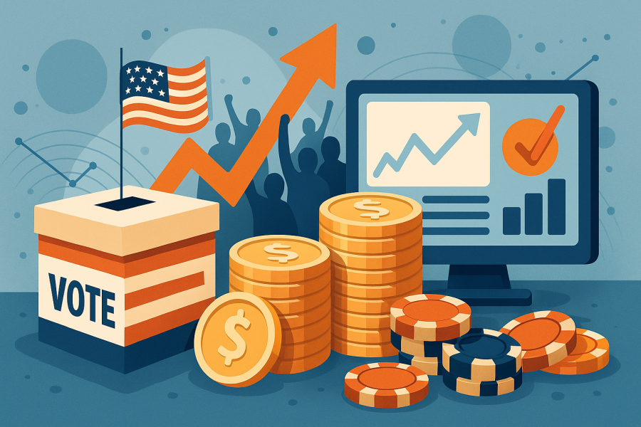 پیروزی غیرمنتظره دموکرات‌ها در انتخابات آمریکا؛ شرط‌بندان بازارهای پیش‌بینی برنده شدند