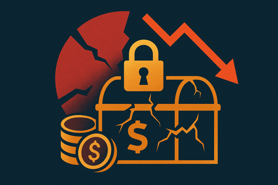 افت شدید ارزش شرکت‌های دارای رمزارز؛ بحران اعتماد در بازار کریپتو
