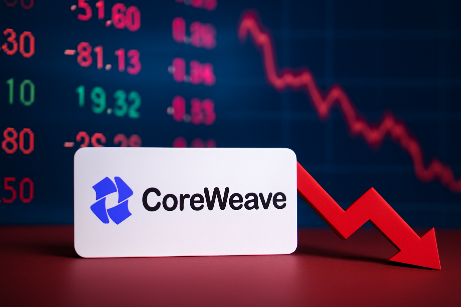 افت قیمت سهام CoreWeave در پی نگرانی‌ها از حباب هوش مصنوعی و افزایش رقابت