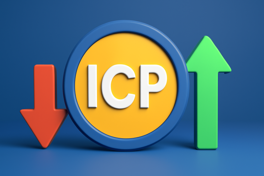 کاهش قیمت ICP به 4.90 دلار پس از رسیدن به نقطه مقاومت 5.17 دلار