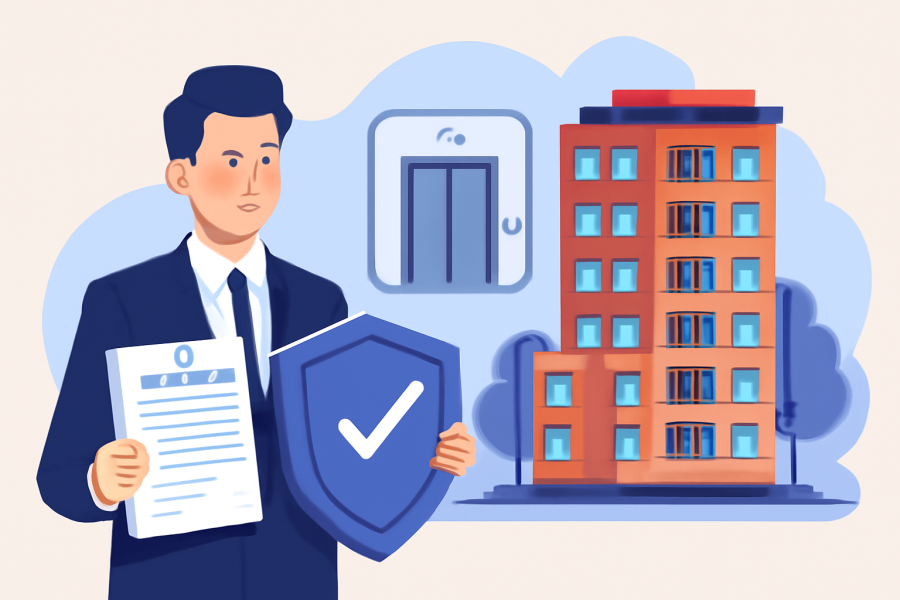 مزیت های بیمه مسئولیت آسانسور برای مجتمع های مسکونی