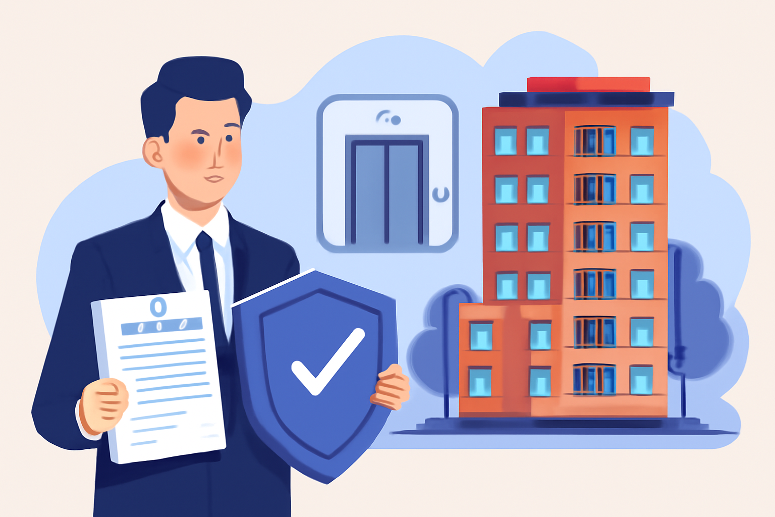 مزیت های بیمه مسئولیت آسانسور برای مجتمع های مسکونی