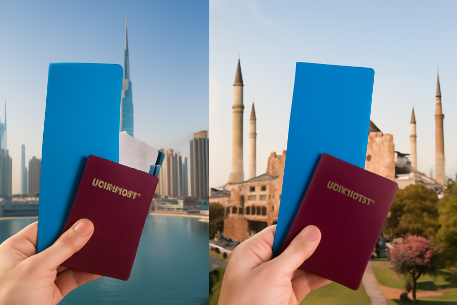 تفاوت بیمه مسافرتی برای سفر به دوبی و ترکیه