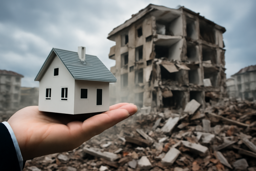 آیا بیمه زلزله هزینه بازسازی ساختمان را پوشش می‌دهد؟