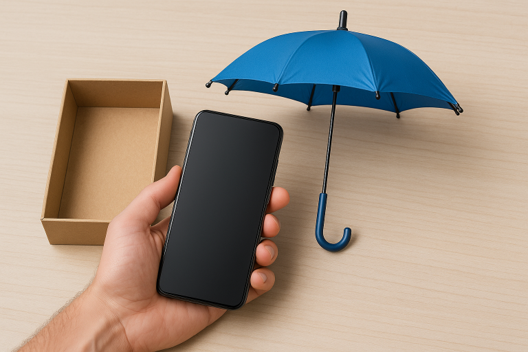 آیا بیمه موبایل شامل گوشی های بدون جعبه می شود؟