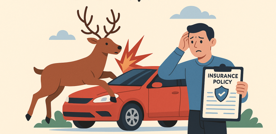 آیا بیمه شخص ثالث خسارت تصادف با حیوانات را پوشش می‌دهد؟