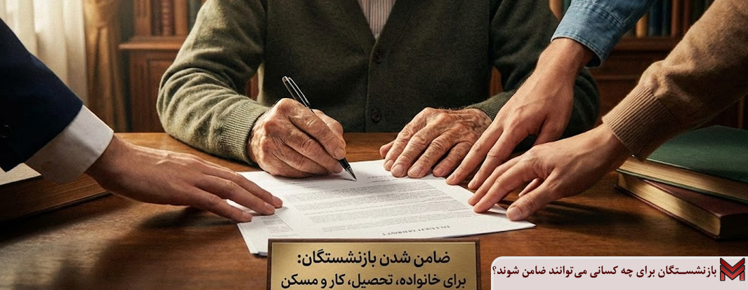 بازنشستگان برای چه کسانی می‌توانند ضامن شوند؟