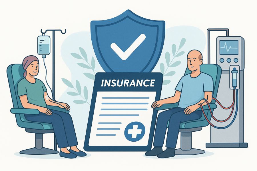 چگونه شیمی درمانی و دیالیز تحت پوشش بیمه تکمیلی قرار می گیرند؟
