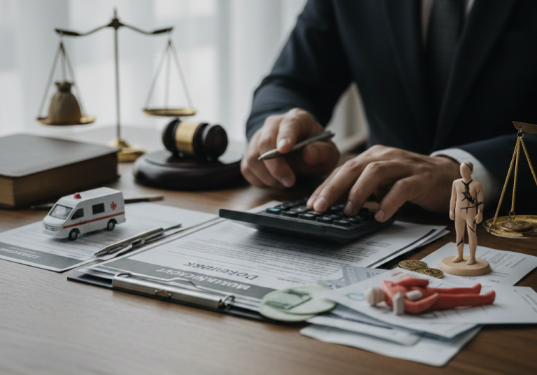 خسارت جرحی در بیمه شخص ثالث چگونه محاسبه می‌شود؟