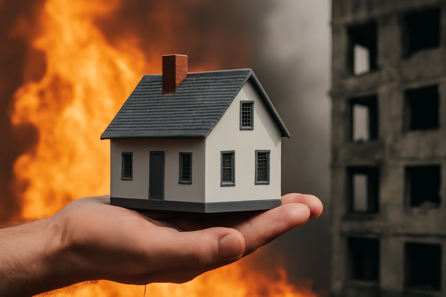 چرا بیمه ساختمان در برابر آتش‌سوزی و زلزله ضروری است؟