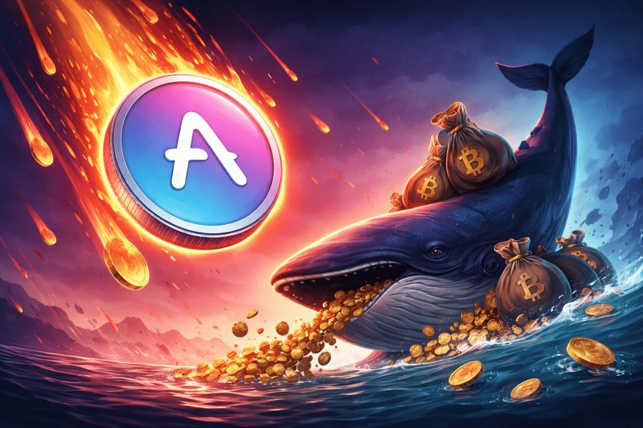 کاهش نزدیک به ده درصدی قیمت Aave پس از فروش سنگین یک نهنگ