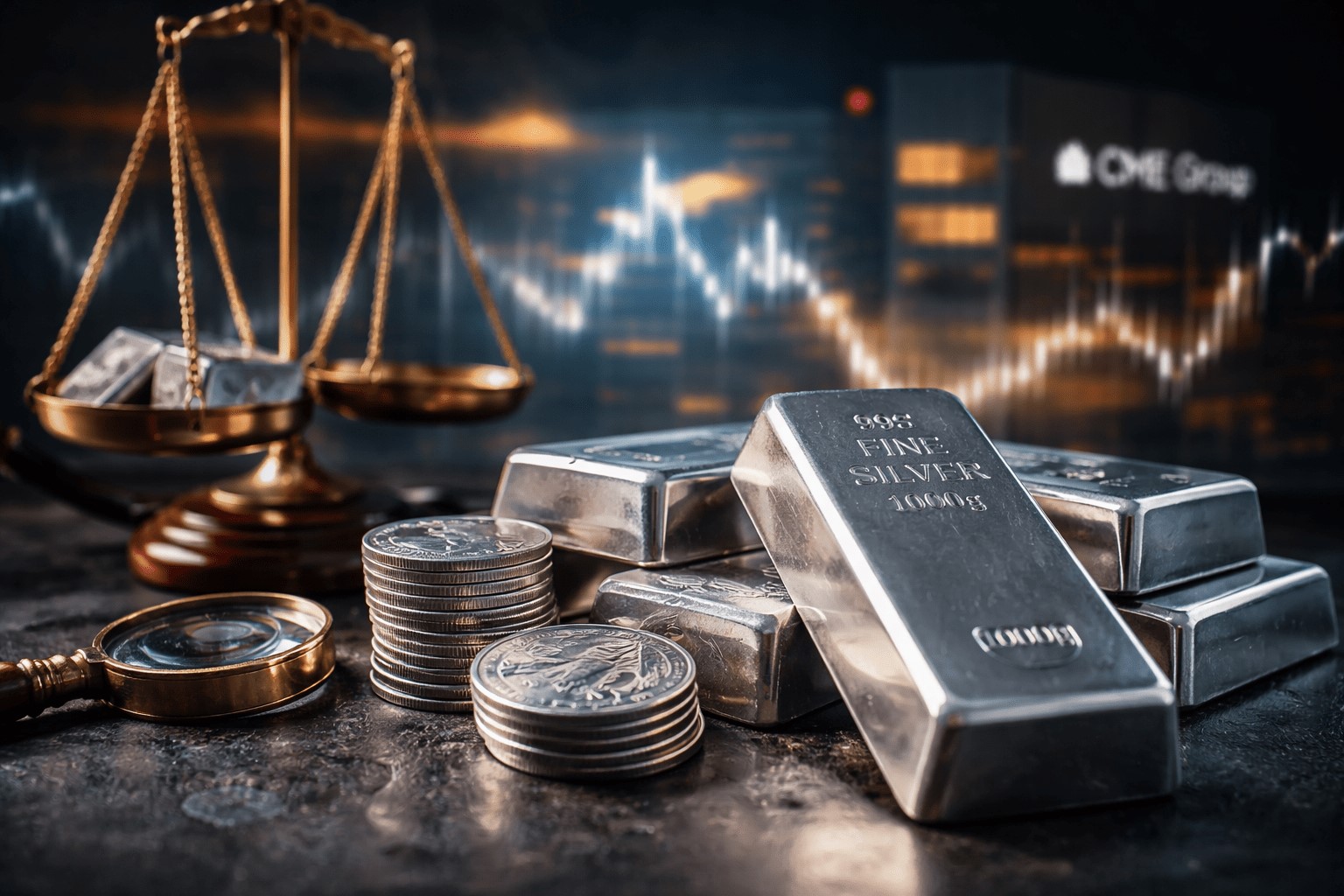 افزایش مارجین نقره در CME؛ دوشنبه سرنوشت‌ساز برای بازار نقره