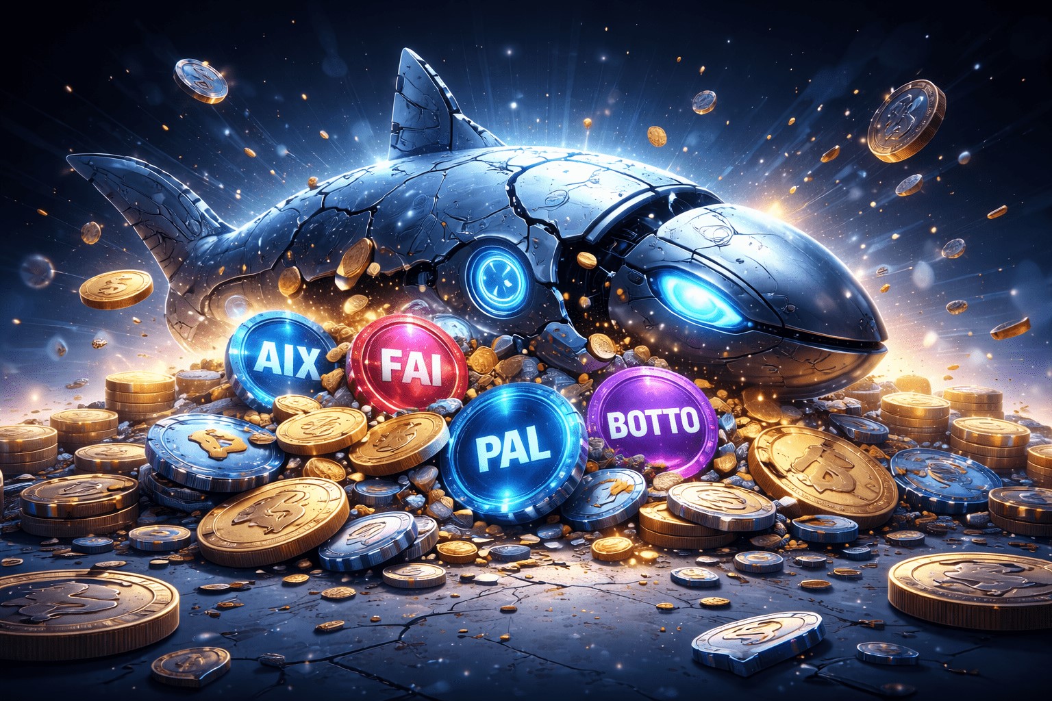 نهنگ عامل هوش مصنوعی ۹۲ درصد ضرر کرد؛ فروش گسترده توکن‌ها منجر به کاهش شدید قیمت‌ها شد