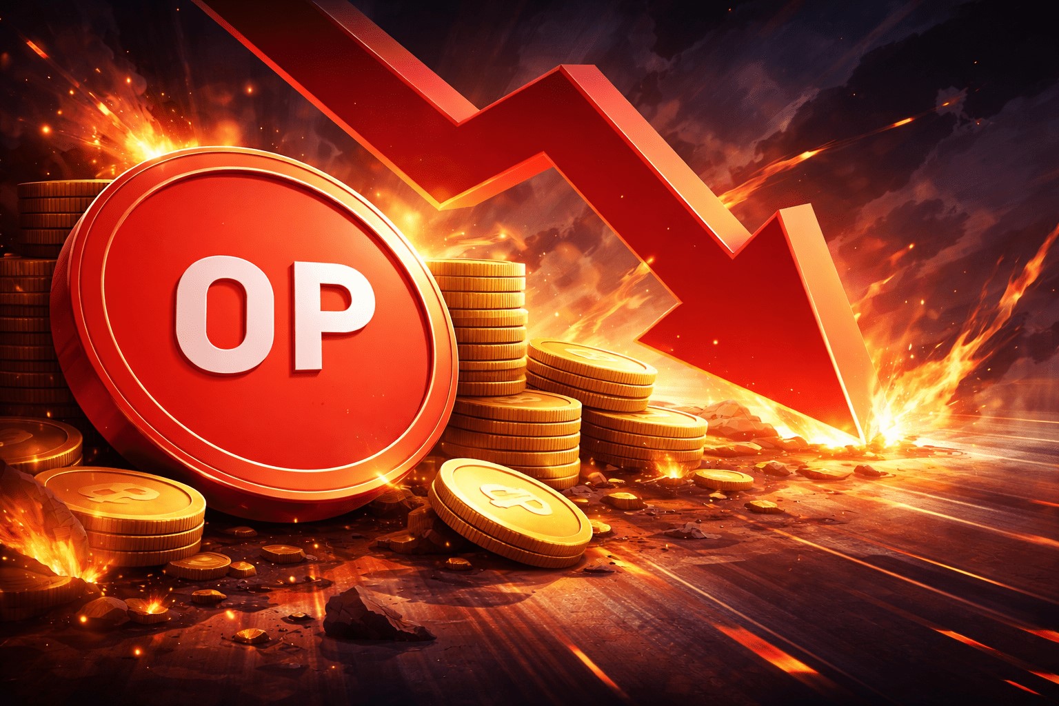 کاهش قیمت خوش‌بینی به 0.26 دلار: آیا رمز ارز OP می‌تواند از بحران عبور کند؟