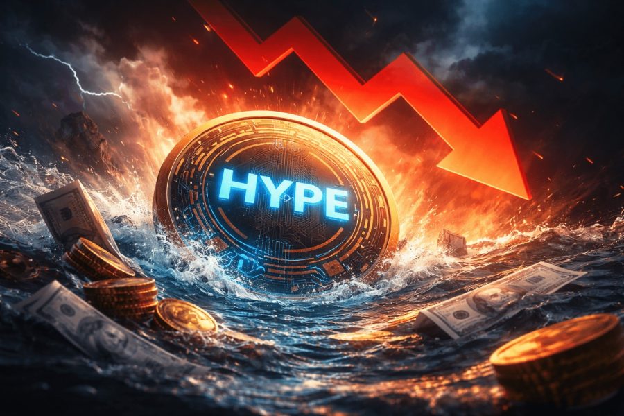 سقوط شدید قیمت HYPE پس از انتشار داده‌های CPI آمریکا؛ اصلاح بازار ادامه دارد