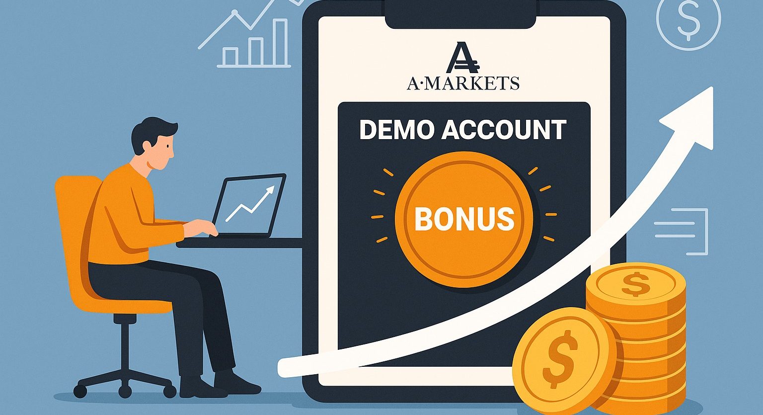 بونوس معامله در حساب دمو آمارکتس چگونه انجام می شود؟