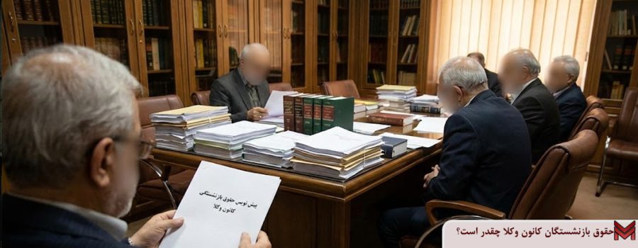 حقوق بازنشستگان کانون وکلا چقدر است؟