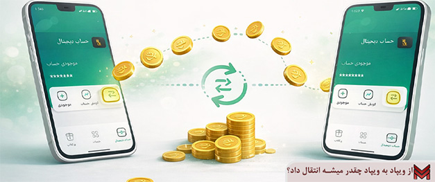 از ویپاد به ویپاد چقدر میشه انتقال داد؟