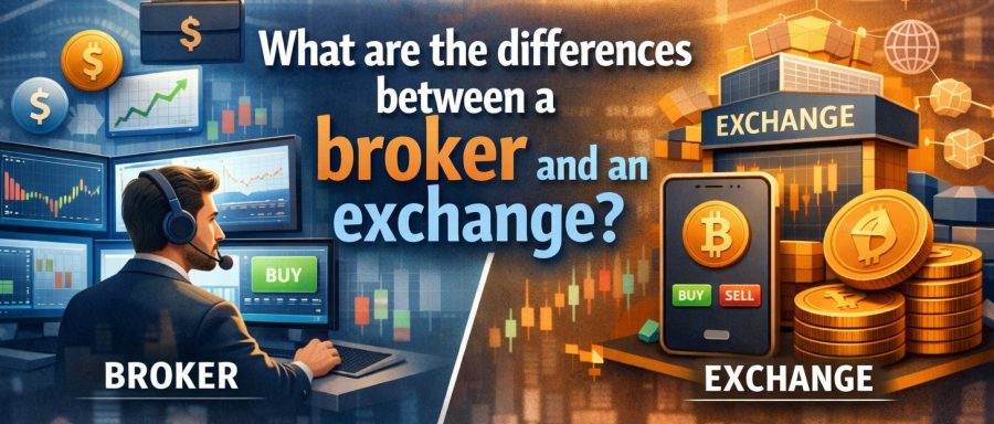 بروکر و صرافی چه تفاوت‌هایی دارند؟