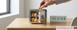 کم کارمزد ترین صندوق طلا کدام است؟