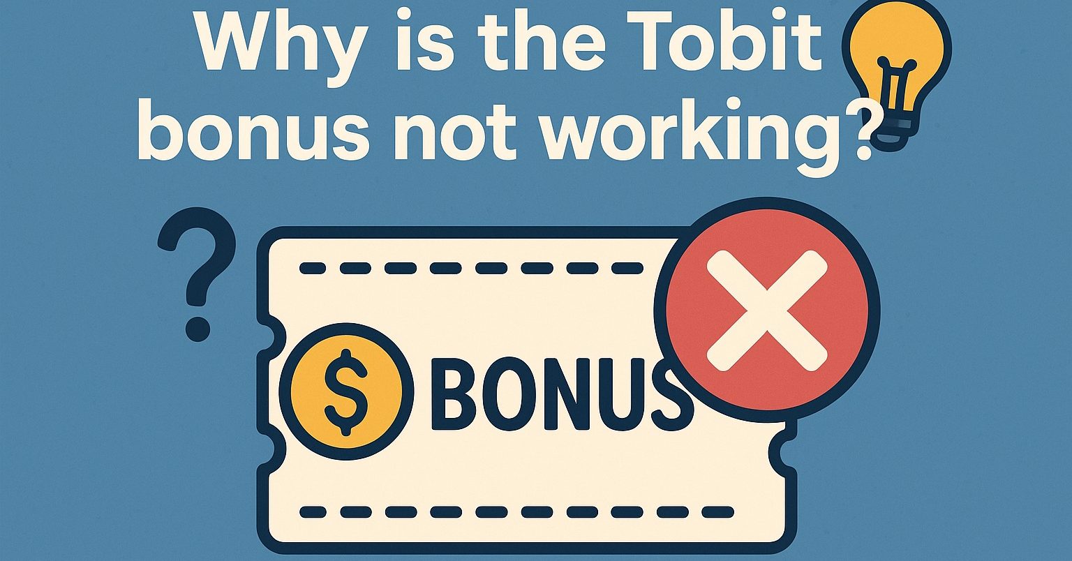 چرا بونوس توبیت کار نمی‌کند؟