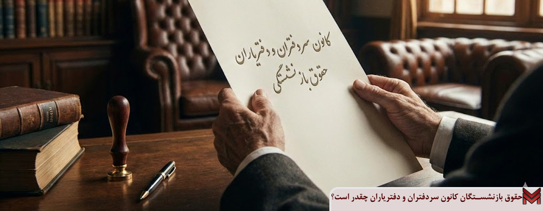 حقوق بازنشستگان کانون سردفتران و دفتریاران چقدر است؟