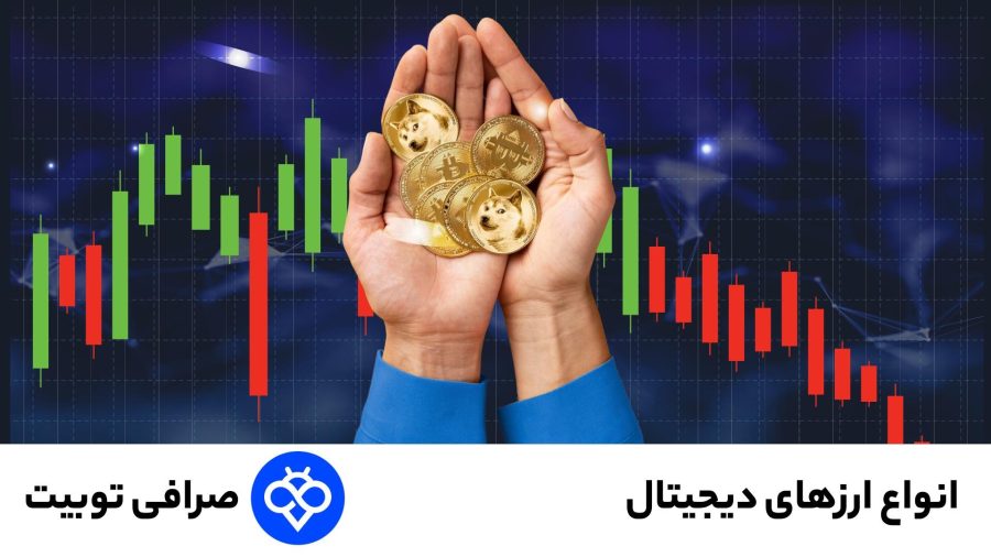 معرفی چند ارز مانند بیت‌کوین، اتریوم، ریپل در توبیت