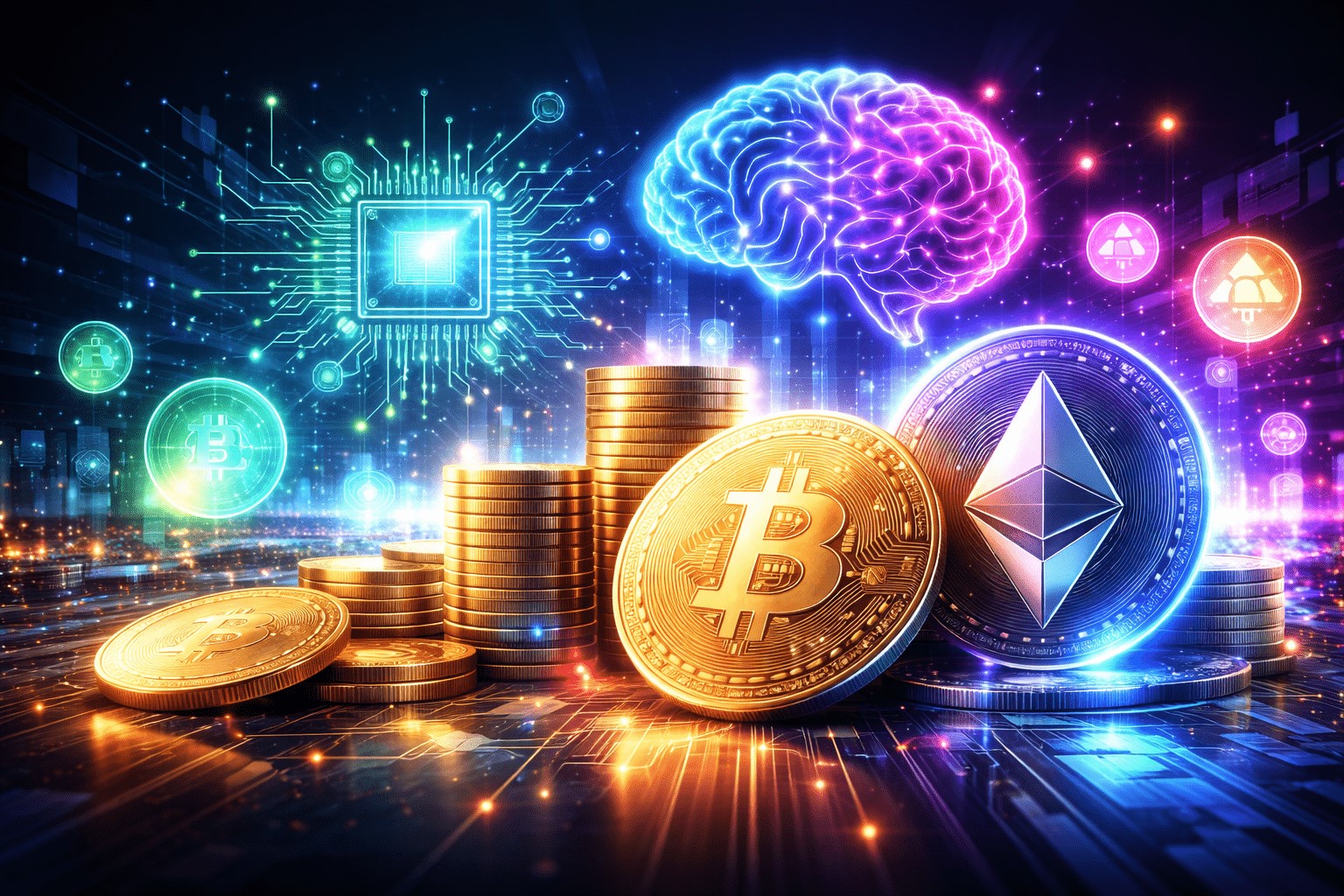 بازار ارزهای دیجیتال اندکی عقب‌نشینی می‌کند، DePIN و هوش مصنوعی از سایر بخش‌ها پیشی می‌گیرند