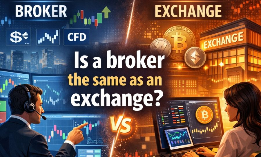 آیا بروکر همان صرافی است؟