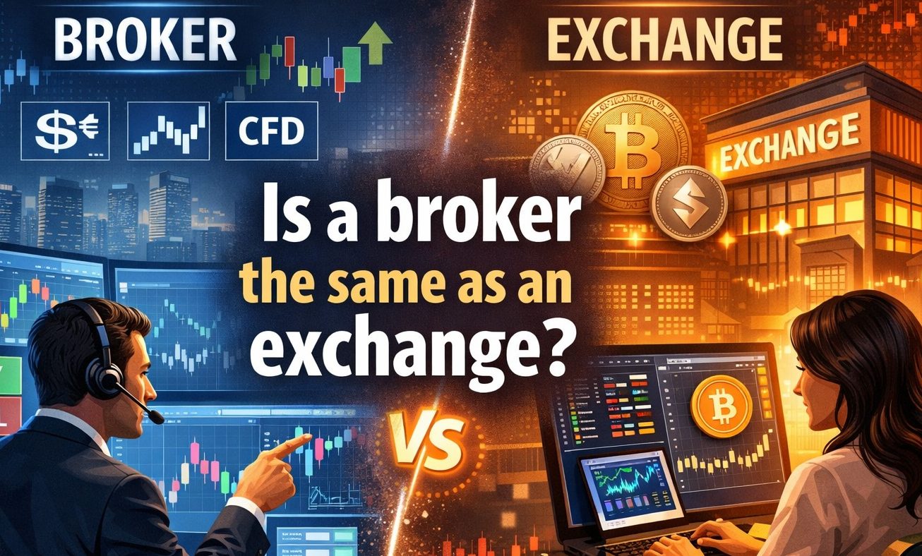 آیا بروکر همان صرافی است؟