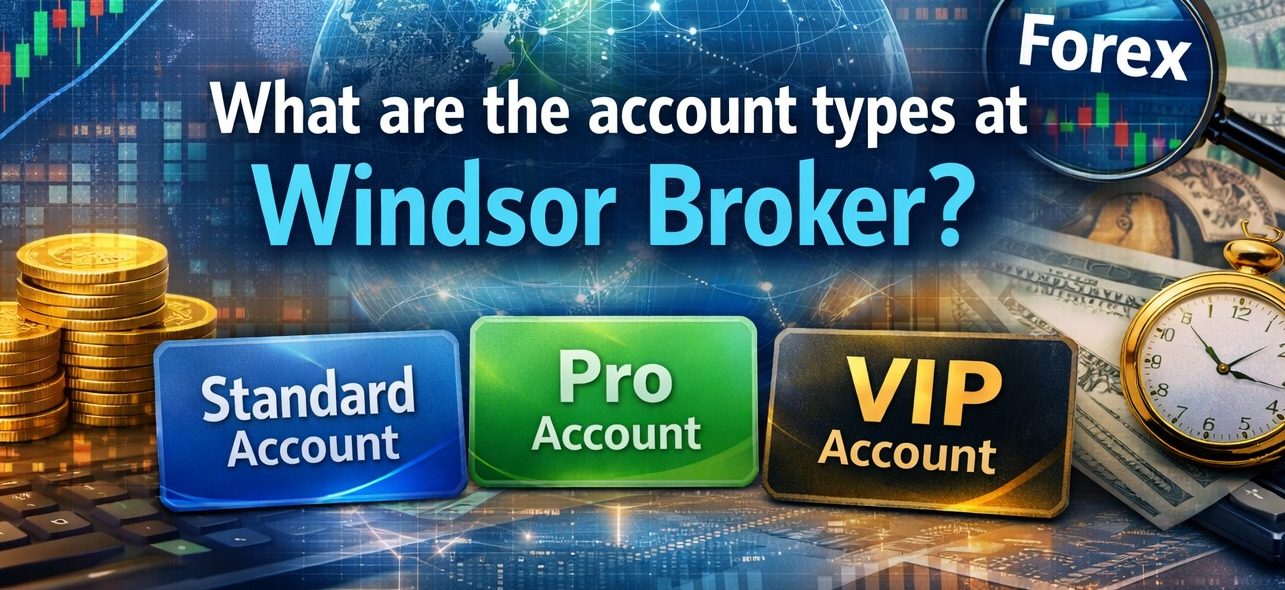 انواع حساب ها در بروکر ویندزور کدامند؟