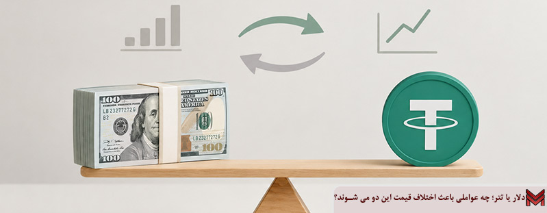 دلار یا تتر؛ چه عواملی باعث اختلاف قیمت این دو می شوند؟