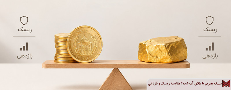 سکه بخریم یا طلای آب شده؟ مقایسه ریسک و بازدهی